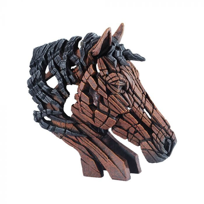 Edge - Miniature Horse Bust, Sculpture, 14.5cm