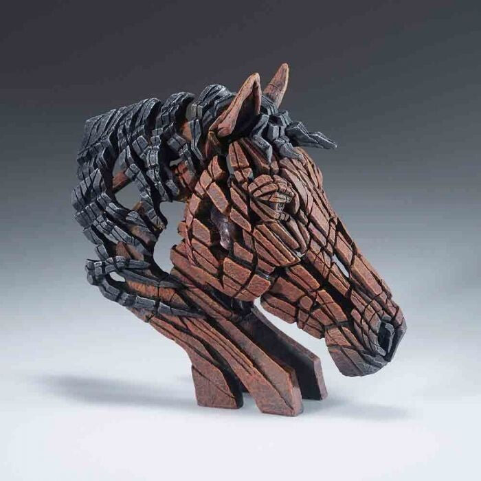 Edge - Miniature Horse Bust, Sculpture, 14.5cm