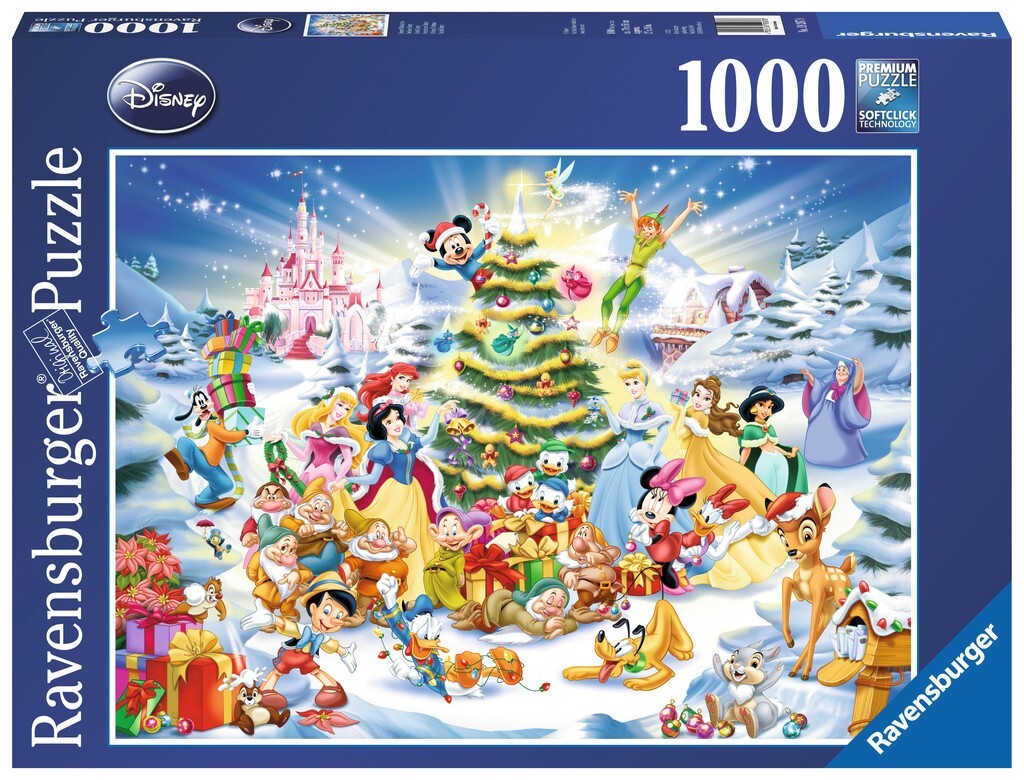 Ravensburger Puzzle 1000Pc - Disney Christmas Eve