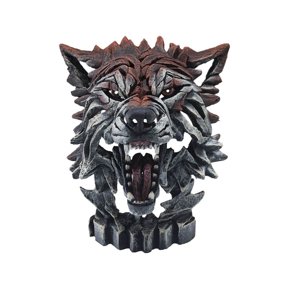 Edge - Miniature Wolf Bust, 13cm