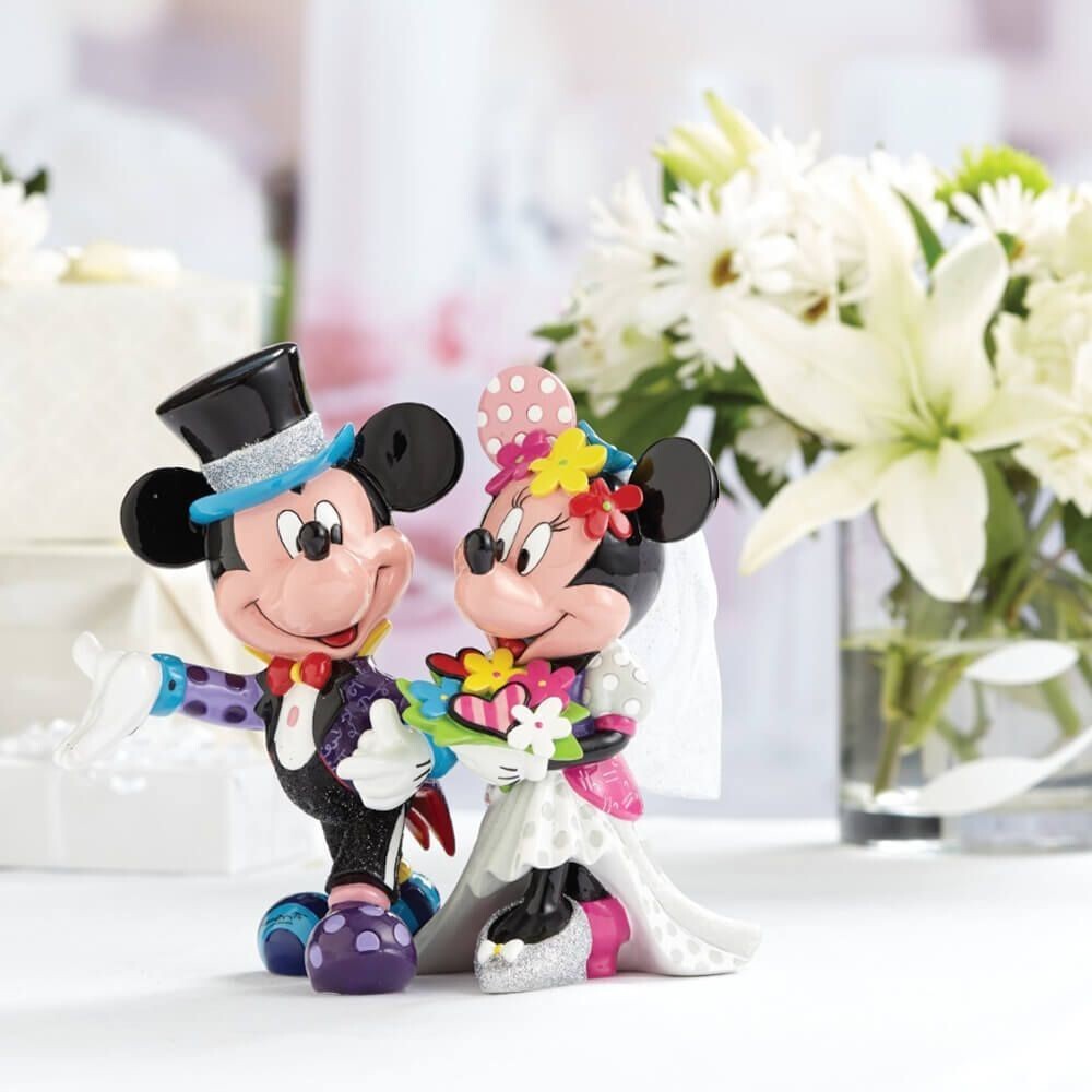 Mickey & Minnie Mouse Britto Wedding Figurine