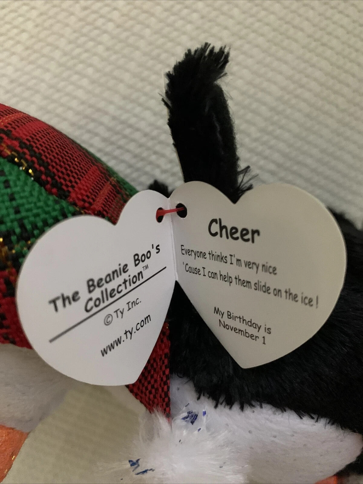 2021 Ty Beanie Boos CHEER the Christmas Penguin 15cm Plush NEW