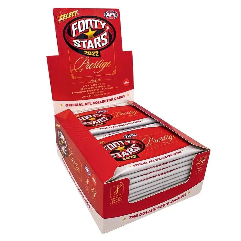 2022 AFL SELECT Footy Stars 💎PRESTIGE💎 Factory Sealed Box