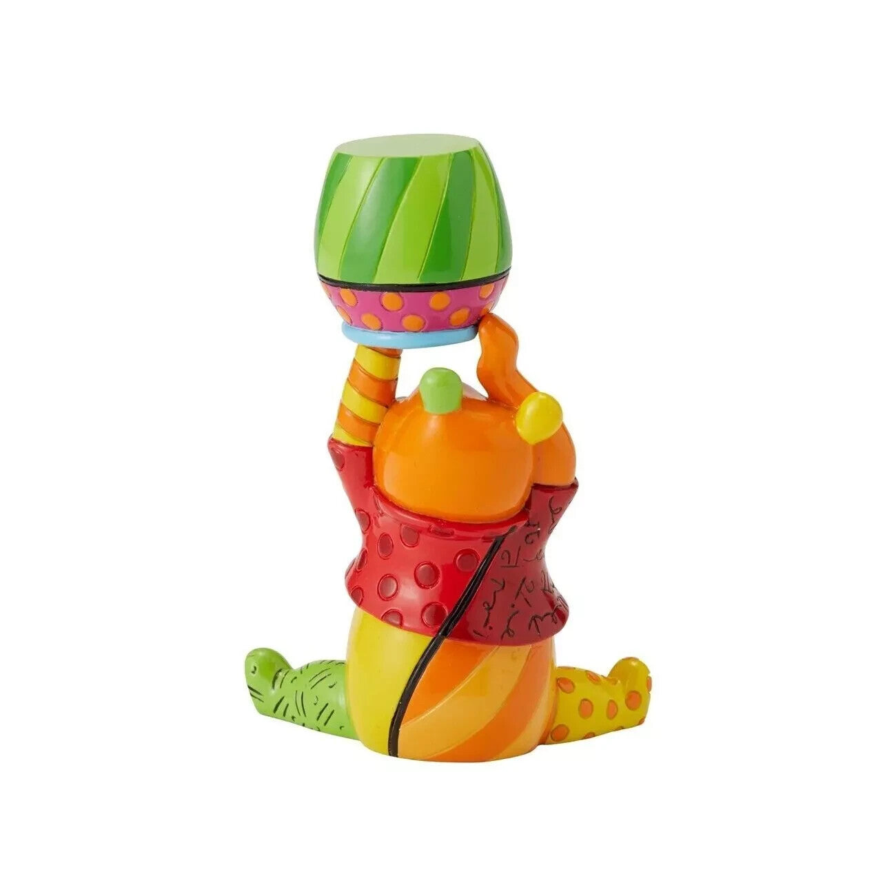 Britto Winnie the Pooh Figurine Official Disney Small Mini Statue With Pot