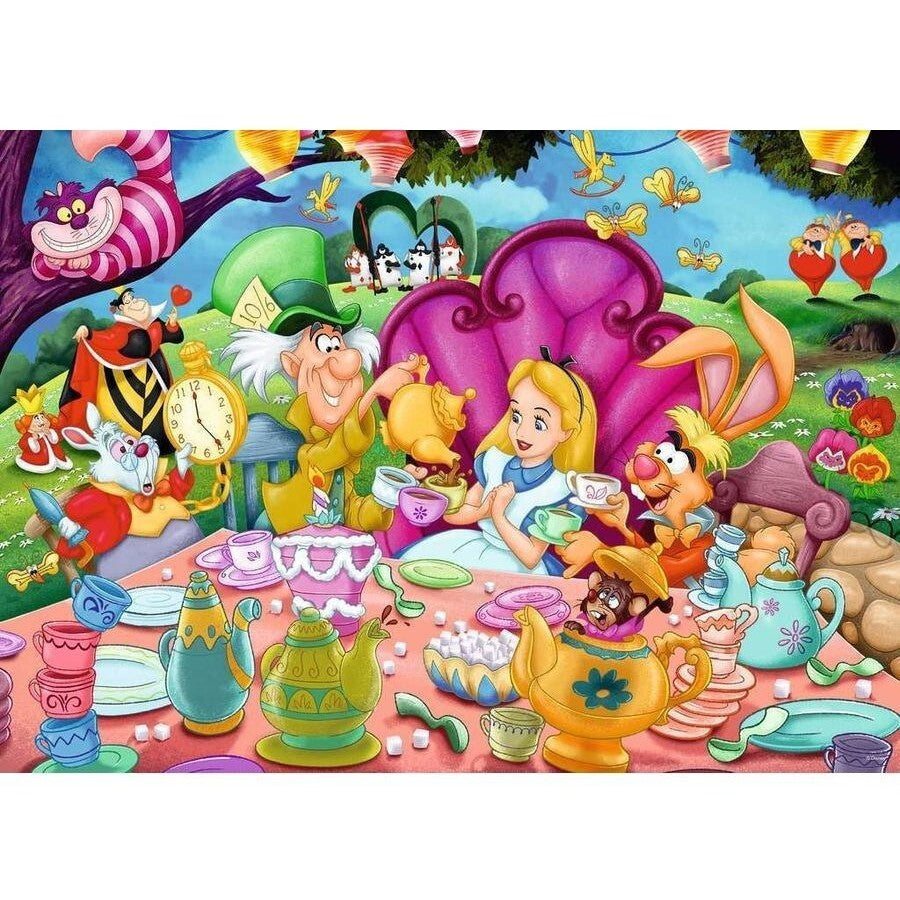 1000pc Ravensburger Disney Moments 1951 Alice Wonderland Family Jigsaw Puzzle