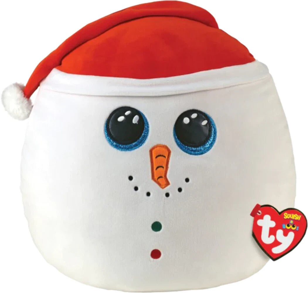 SQUISH A BOO 35cm Flurry the Snowman - NEW