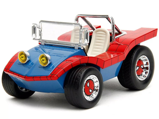 Jada 1:24 Hollywood Rides Spider Man Buggy With Spider Man Model Car