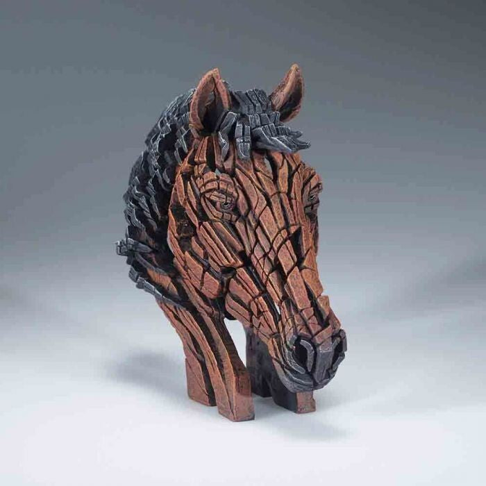 Edge - Miniature Horse Bust, Sculpture, 14.5cm