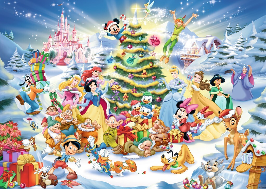 Ravensburger Puzzle 1000Pc - Disney Christmas Eve