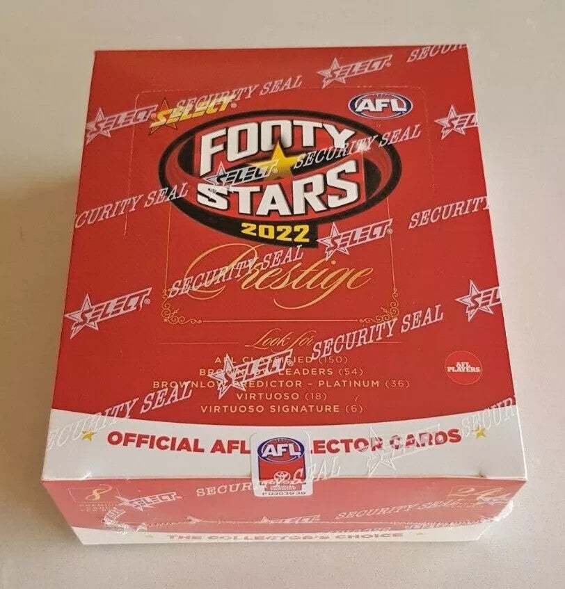 2022 AFL SELECT Footy Stars 💎PRESTIGE💎 Factory Sealed Box
